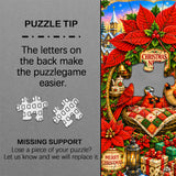 Christmas Cardinals Jigsaw Puzzle 1000 Pieces