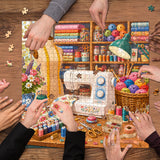 Puzzle ad angolo artigianale da 1000 pezzi