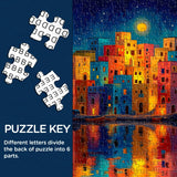 Puzzle del porto stellato da 1000 pezzi