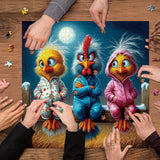 Puzzle Poussins Pyjama 1000 Pièces