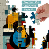 Modern Art Guitar Jigsaw Puzzle 1000 Pieces