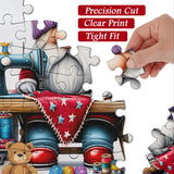 Sewing Gnome Jigsaw Puzzle 1000 Pieces