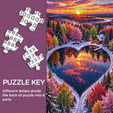 Herz Reflexion Puzzle 1000 Stück