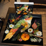 Puzzle en bois Feuille & Colibri 1000 pièces