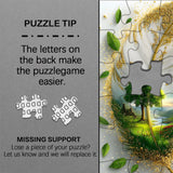 Puzzle Oasis de plumes 1000 pièces