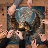 Das Mondbuch-Sammlerpuzzle 1000 Teile
