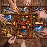 Interstellares Bücherregal Puzzle 1000 Stück
