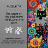 Enchanted Cat Blossoms Jigsaw Puzzle 1000 Pieces