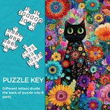 Enchanted Cat Blossoms Jigsaw Puzzle 1000 Pieces