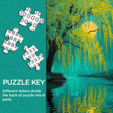 Willow Moon Reflection Jigsaw Puzzle 1000 Pieces