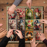 Gnome Holiday Quilt Quilt puzzle puzzle 1000 pezzi