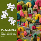 Embroidery Town Jigsaw Puzzle 1000 Pieces