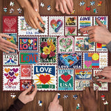 Love Stamps Jigsaw Puzzle 1000 Pieces