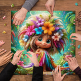 Puzzle della fata dei fiori, 1000 pezzi