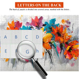 Buntes Blumen-Charme-Puzzle, 1000 Teile