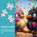 Puzzle colorato romantico da 1000 pezzi