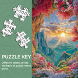 Flowers Cave Entrance Jigsaw Puzzle 1000 Pieces