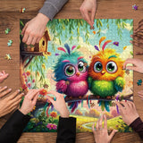 Puzzle con rami di uccelli, 1000 pezzi