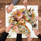 Puzzle Cavallo in Fiore 1000 Pezzi