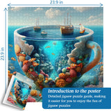 Coral Sea Cup Jigsaw Puzzle 1000 Pieces