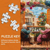 Puzzle per il tè pomeridiano accogliente, 1000 pezzi