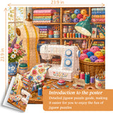 Puzzle ad angolo artigianale da 1000 pezzi