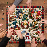 Winter Gnomes Gathering Jigsaw Puzzle 1000 Pieces