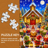 Puzzle di Villaggio di Gnomi di Natale 1000 Pezzi