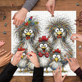 The Scruffy Chicks Jigsaw Puzzle 1000 Pieces