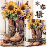 Boots and Blooms Jigsaw Puzzles 1000 Pieces