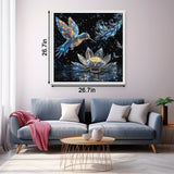 Hummingbird Lotus Jigsaw Puzzle 1000 Pieces