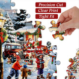 Christmas Snow Scene Jigsaw Puzzle 1000 Pieces