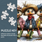 Puzzle Desfile de Patos 1000 Piezas