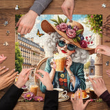 Elegante puzzle per il tè pomeridiano, 1000 pezzi