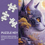 Puzzle Chat au clair de lune 1000 pièces
