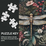 Retro Dragonfly Jigsaw Puzzle 1000 Pieces
