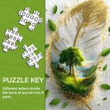 Puzzle Oasis de plumes 1000 pièces