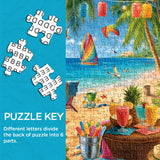 Puzzle per vacanze al mare da 1000 pezzi