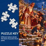 Riverside Winter Blessing Jigsaw Puzzle 1000 Pieces