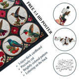 Hummingbirds Among Flowers Jigsaw Puzzle 1000 Pieces