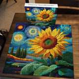 Sternenhaftes Sonnenblumen-Puzzle 1000 Teile