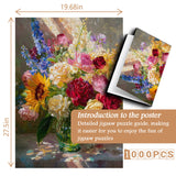 Puzzle con bouquet illuminato dal sole, 1000 pezzi
