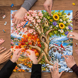 Arbre des saisons Puzzle 1000 pièces