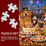 Weihnachten Pet Party Puzzle 1000 Stück