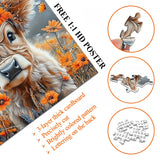 Floral Calf Jigsaw Puzzle 1000 Pieces