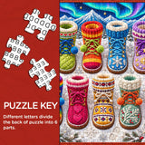 Aurora Knit stivali Jigsaw Puzzle 1000 pezzi