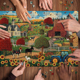 Sunlit Farm Jigsaw Puzzle 1000 Pieces