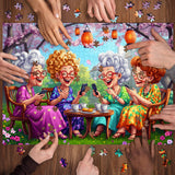 Grandmas' Digital Party Jigsaw Puzzle 1000 Pieces