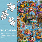 Cute Pet Water Park Jigsaw Puzzle 1000 Pieces