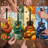 Puzzle Guitare Quatre Saisons 1000 pièces